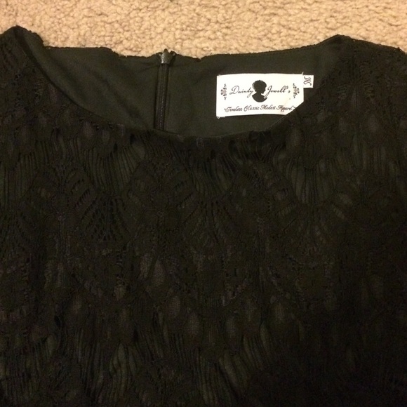 Dainty Jewell's Black Night In Paris Dress - Picture 3 of 3